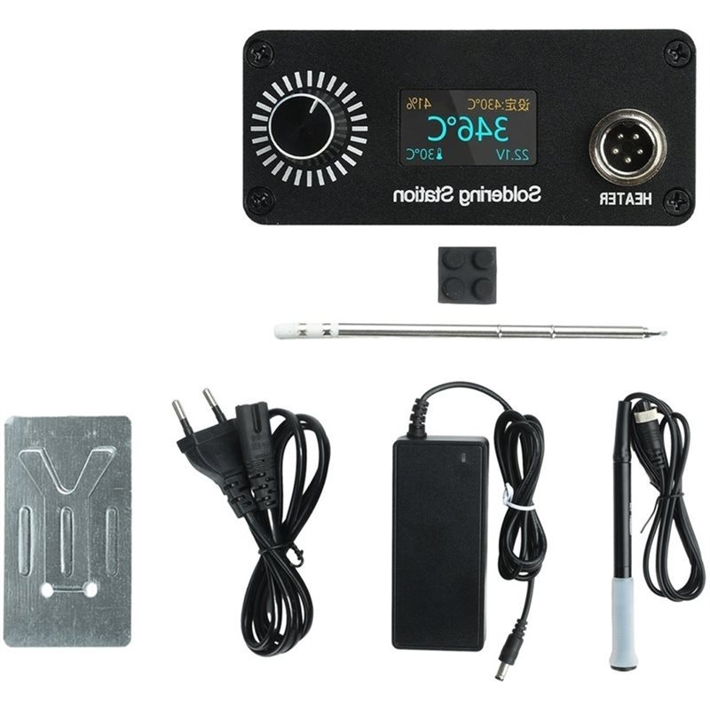 Soldering Station T12 Oled - AB11-T12 Untuk Perbaikan Rumah, Stasiun Penyolderan