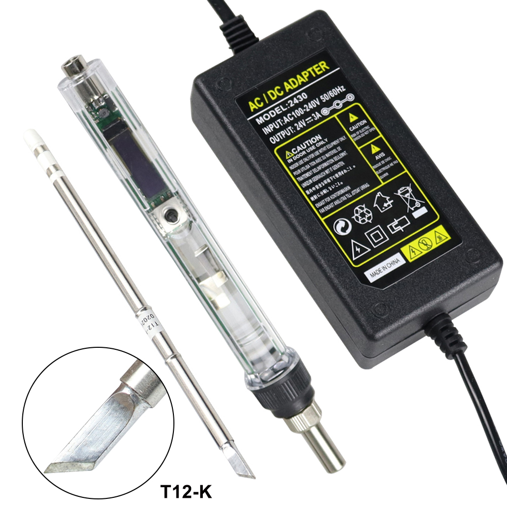 T12 Kit Besi Solder Listrik DC - Soldering Station T12 Oled ulasan dan harga