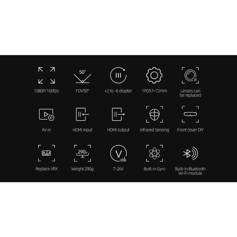 Kacamata Avatar HD X 5.8GHz St - Fpv Goggles Avatar Hd Receiver ulasan dan harga