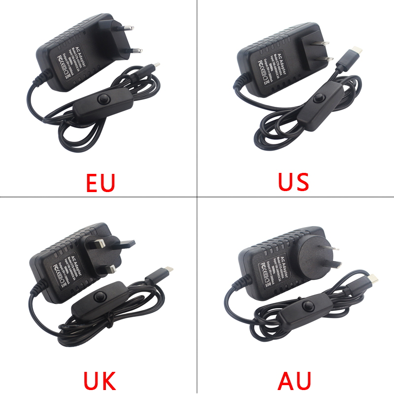 Adaptor daya 5V 3A Raspberry P - Banana Pi Bpi-M5 ulasan dan harga