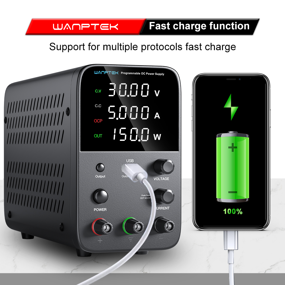 Catu Daya Laboratorium Wanptek - Programmable Dc Power Supply 60V 5A ulasan dan harga