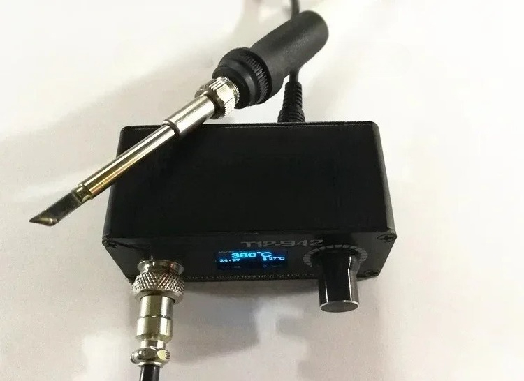 MINI T12 STC OLED Stasiun Sold - Soldering Station T12 Oled ulasan dan harga