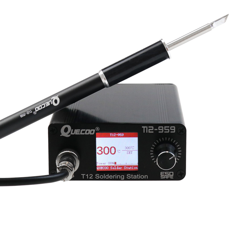 Stasiun Penyolderan T12-959 V5 - Soldering Station T12 Oled ulasan dan harga