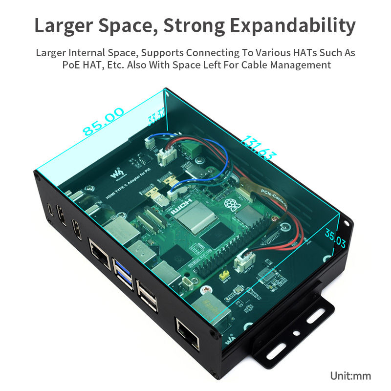Raspberry Pi casing ponsel alu - Raspberry Pi 5 8Gb Kit ulasan dan harga