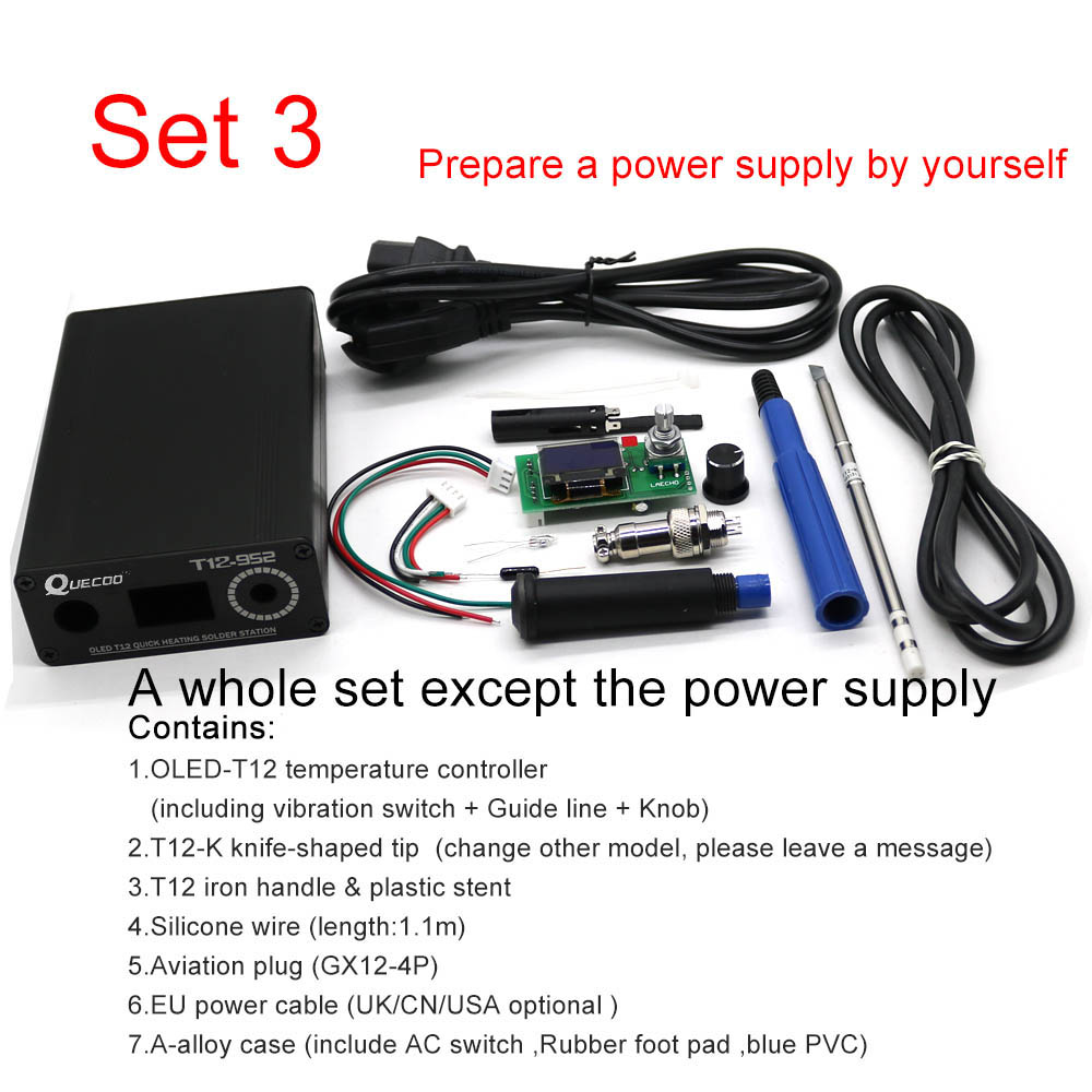 T12 STC-OLED Solder Besi DIY P - Soldering Station T12 Oled ulasan dan harga